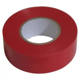 NASTRO ISOLANTE ROSSO 19 mm x 25 MT BMESB1925RO