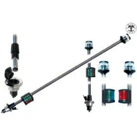 BAYONET LIGHT BULB HOLDER WITH C-CLAMP ATTACHMENT