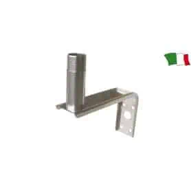 SUPPORTO ANTENNA INOX L.BRACCIO 12cm - FIL.1''x14