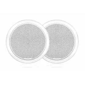 Coppia Casse Flush Mount Speaker, 6.5", Rotondi Bianchi