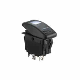 DOUBLE ILLUMINATED TOGGLE SWITCH 12V 16A