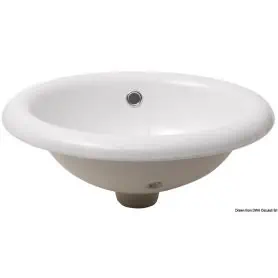 Lavelli ovali in ceramica bianca