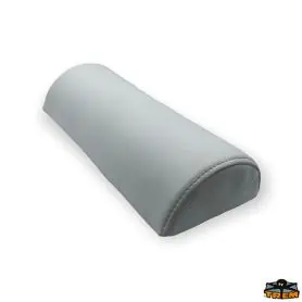 CUSCINO SCHIENALE BARCA IN SEMIPELLE A MEZZALUNA BIANCO
