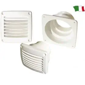GRIGLIA AREAZIONE BIANCA IN PLASTICA 112x112
