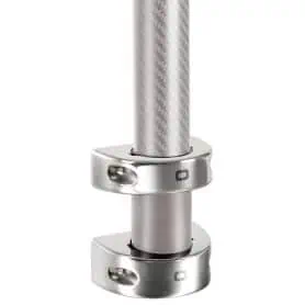 Wall bushing for carbon pole Ã˜ 38 mm.