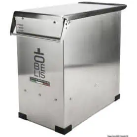 Pattumiera compattatrice in acciaio inox OBELIS