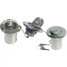 BOARDING CAP STAINLESS STEEL DIESEL C-KEY D.50 mm
