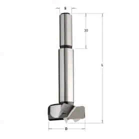 HINGE DRILL BIT WITH CYLINDRICAL ATTACHMENT