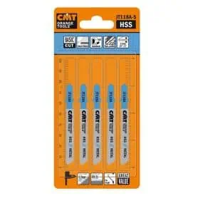 STRAIGHT CUTTING SAW BLADES FOR SHEETS, 5 PCS