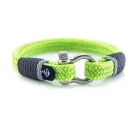 BRACCIALE YACHTING BLU/LIME  MIS.21