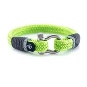 BRACCIALE YACHTING BLU/LIME  MIS.22