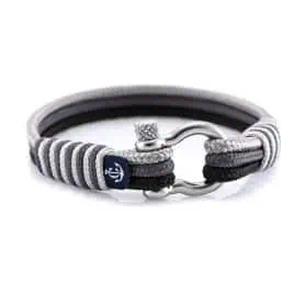 BRACCIALE ROYAL 3FILI GRIGI MIS.20