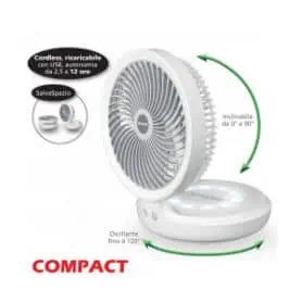 VENTILATORE COMPACT CORDLESS