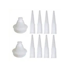 CONFEZIONE DI BECCUCCI E ADATTATORI PER PISTOLA SILICONE
