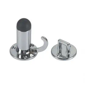 Brass spring doorstop