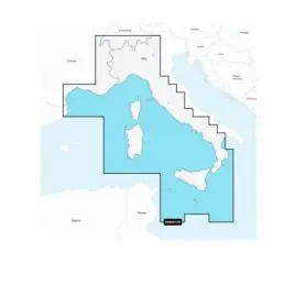 CARTA NAUTICA MAR MEDITERRANEO- CENTRAL OCCIDENTALE