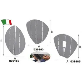 Stainless steel boat fender 320 x 270 mm.