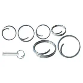 STAINLESS STEEL RINGS D. 14 x 1 mm EACH.