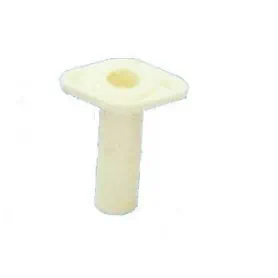BASE ATTACCO COPERTA BIANCO D.FORO 12MM - 30x47mm