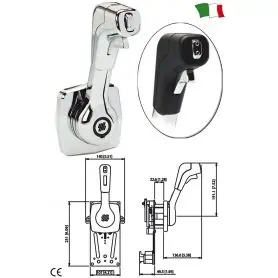 LEVER CONTROL FOR BULKHEAD MOUNTING
