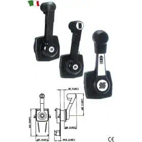 SINGLE-LEVER COMMAND FOR TRIM PARTITION