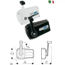 SIDE LEVER CONTROL B 89 WITH LOCK