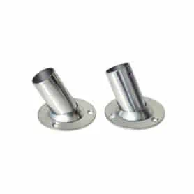 ROUND BASE 60 DEGREES ACC. STAINLESS STEEL AISI 316.