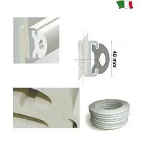 CANALINA BIANCA PER PROFILO 55-70 IN METRI