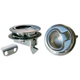 ALZAPAGLIOLO INOX CON CHIUSURA A MOLLA - D.44 mm