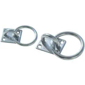 ANELLO SU PIASTRINA RETT. 35 x 30 mm