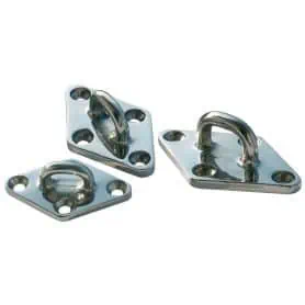 DIAMOND-SHAPED PLATE WITH 50 X 26 mm SADDLE.