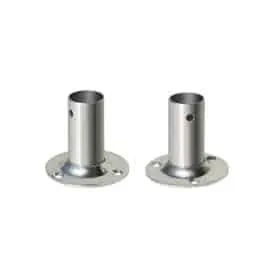 ROUND BASE TUBE 90 degrees D. 25 STAINLESS STEEL