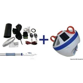 Self-sinking radio-controlled Gavitello Clik for mooring line (trap) retrieval.