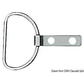 Ring with stainless steel plate