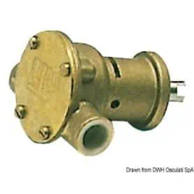 NAUCO ST114 type pump, flanged, direct application on the engine.