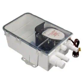 Pozzetto raccolta acque grigie, completo di pompa automatica SuperFlow