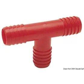 Raccordo a T in PP per tubazioni acqua