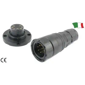 CONNETTORE STAGNO IP67 - 6 POLI