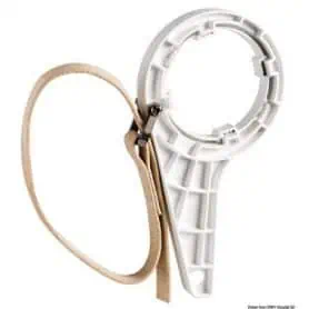 Universal key for tightening/loosening filters.