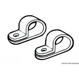 Cable duct/wire clamp in Nylon.