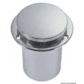 Tappo per imbarco carburante in ottone cromato