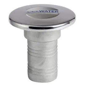 Stainless steel AISI 316 microcast and mirror polished boarding cap.