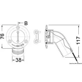 Flush-mounted boarding plug