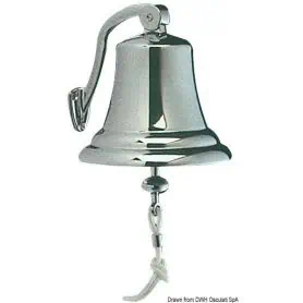 Campana regolamentare in ottone cromato