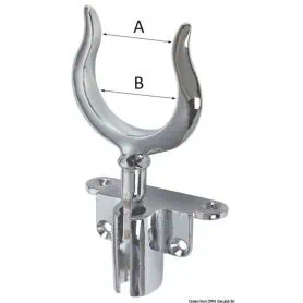 Special chrome-plated brass handle.