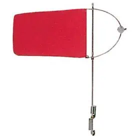 Weather vane spike.