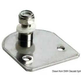 Flat fixing plate