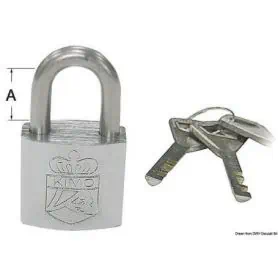 Lucchetto con chiave di sicurezza sistema Abloy