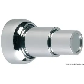 Telescopic magnetic door stopper