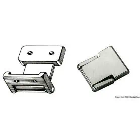 Flush Deck hinge for small hatches